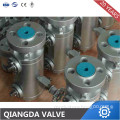 Forged steel API 6D double block and bleed ball valve